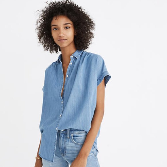 Madewell Tops - Madewell Central Shirt in Roberta Indigo
